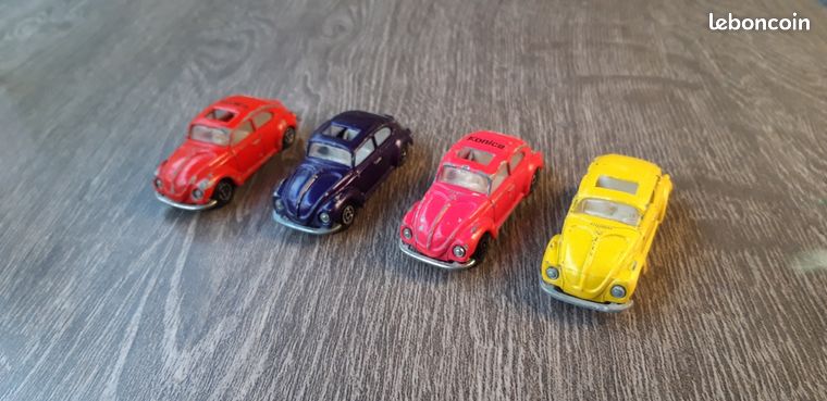 4 voitures majorette