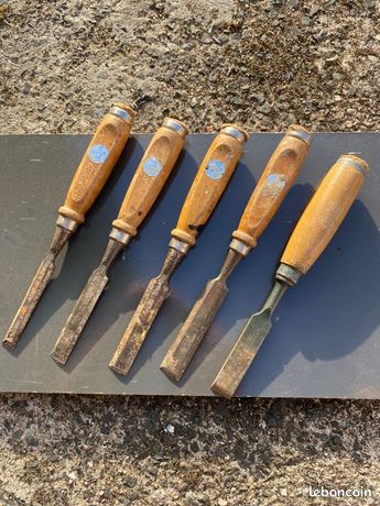 5 ciseaux à bois