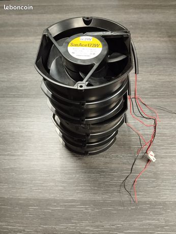Lot de 5 ventilateurs axial Sanyo Denki DC24V San Ace 172W