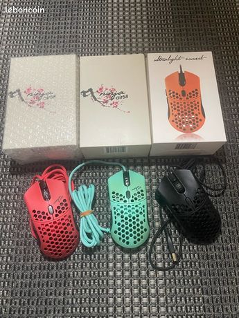 Lot de 7 Finalmouse Air58 Ninja Sunset Ultralight Pro