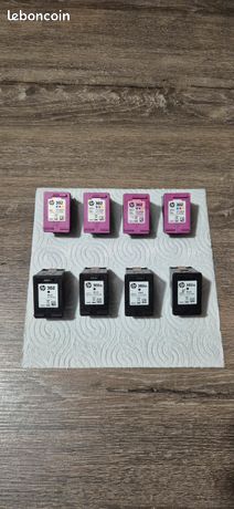 8 cartouches d'encre vides HP 302
