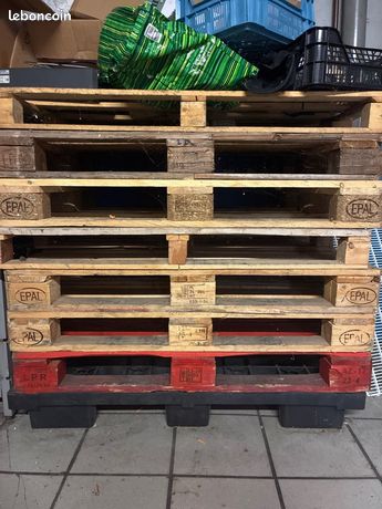 Lot de 8 palettes