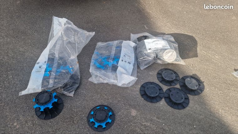 Lot de plots dalle pour terrasse