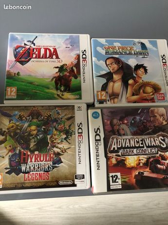 jeux Nintendo ds et Nintendo 3 ds