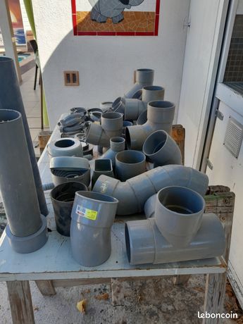 Lot pvc 80 et 100 mm