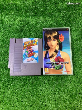 Lot super mario bros 2 nes + dead or alive paradise psp complet