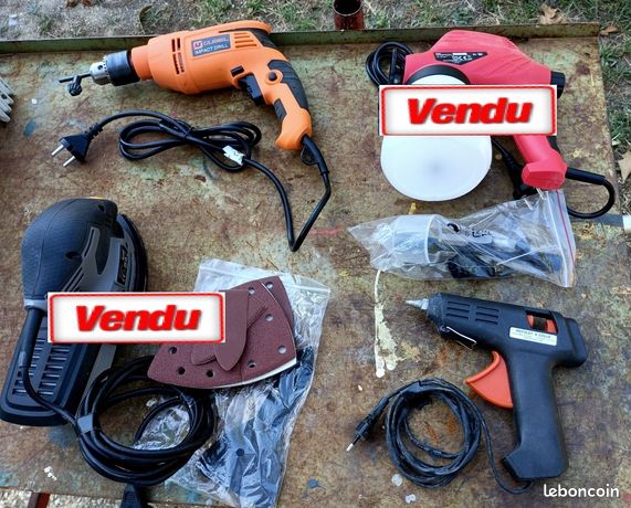 outils ou proche du pistolet à colle, Perceuse percussion