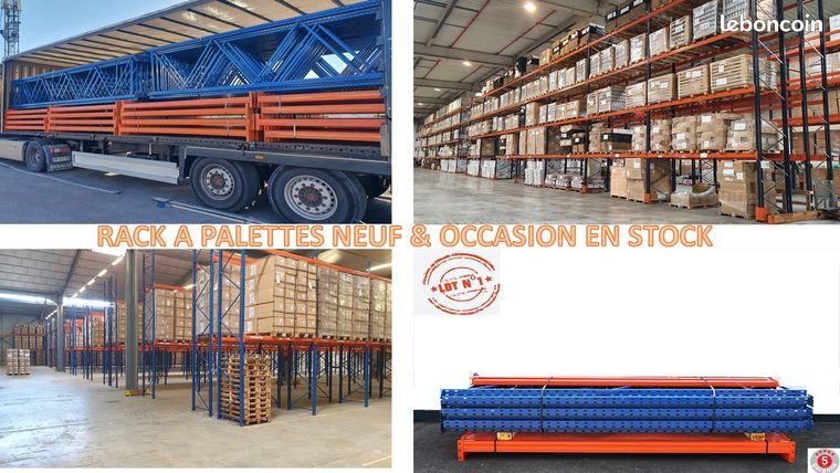 🎗️Lots rayonnage a palettes lourd