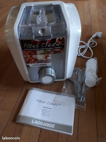 Machine à pâtes Lagrange - Pâtes Creativ'