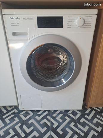 Machine a laver Miele W1, lave linge Miele WDD320 speedcare 1400 powerwash 2.0