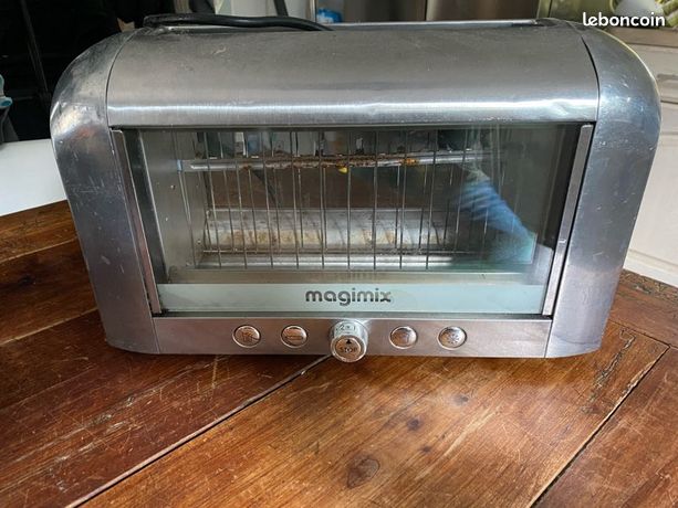 Magimix grille pain vintage acier brossé