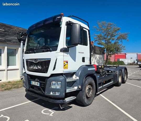Man tgs 500 6x2x4 2018 160000 kms ampliroll force 20 tonnes remorquant
