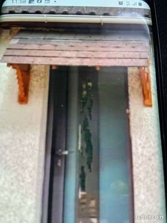 Marquise porte d'entée