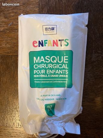 Masque chirurgical enfant