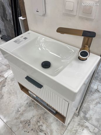 Meuble lave main L.60xP.30xH.54cm