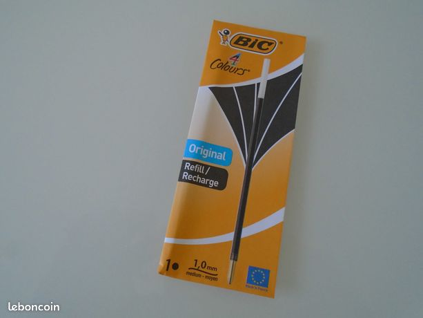 Mine de rechange noire pour BIC 4 couleurs