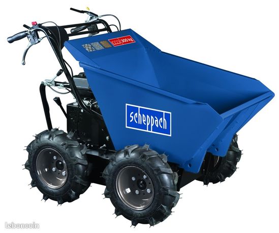 Mini Dumper DP3000 4 roues motrices 300kg 65ch
