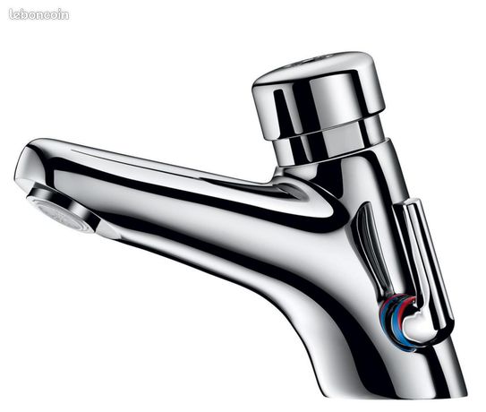 Mitigeur temporisé de lavabo / lave-main TEMPOMIX 2 avec robinets arrêt DELABIE