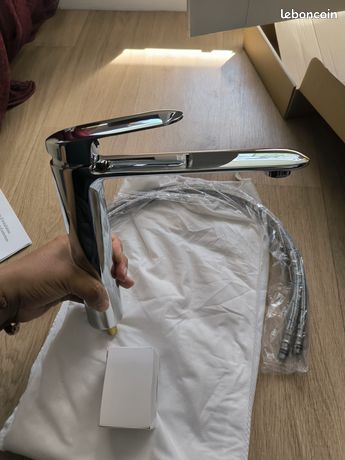 Mitigeur vasque lavabo salle de bain Haut Chromé