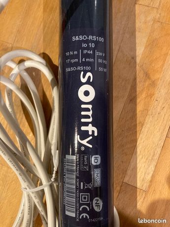 Moteur Somfy rs100 10/17 io