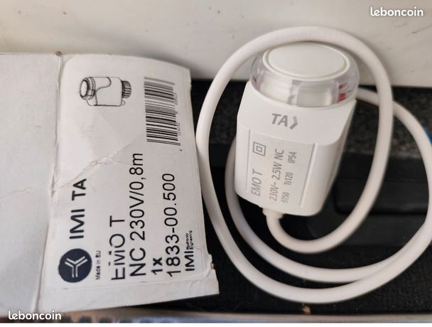 Moteur thermique EMO T NC 230V AC câble de 1 m pour TBVC/CM/CMP et Compact-P