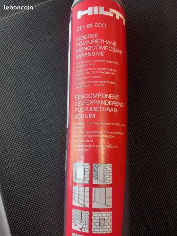 Mousse expansif hilti 750ml lot 10