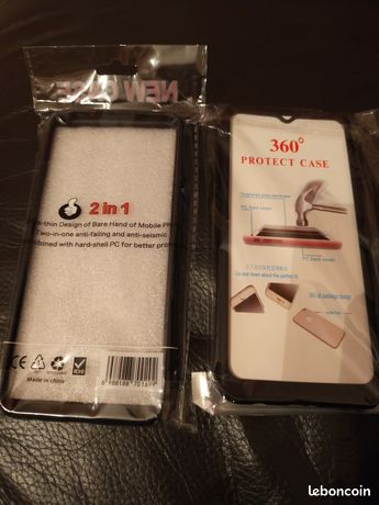 MULTIMEDIA : Lot de 2 Coques de protection neuves A9 2020 - oppo