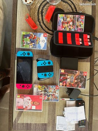 Nintendo Switch et ses 6 jeux