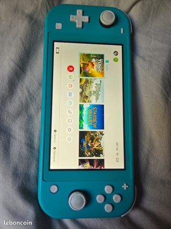 Nitendo switch lite bleue
