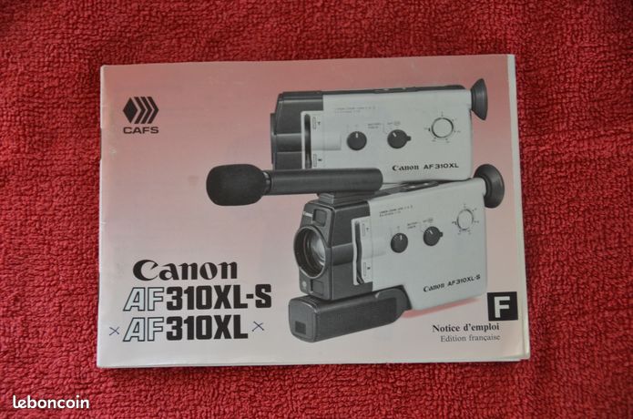 Notice pour Caméra super 8 CANON AF310XL et 310XL-S