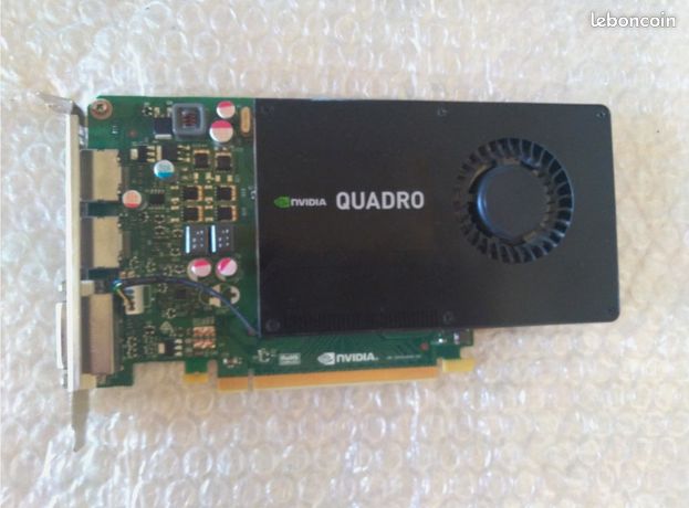 NVIDIA Quadro K2200 – Carte graphique professionnelle 4GB 1XDVI 2XDP PCIe 0GMNNC