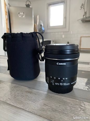 Objectif grand angle Canon EF-S 10-18 mm f/4.5-5.6 IS STM