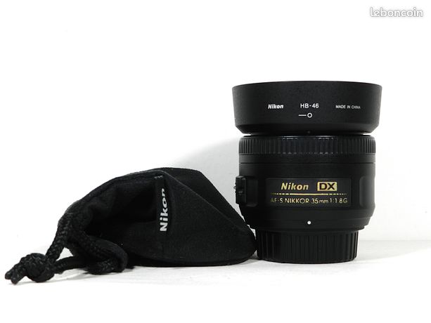 Objectif Nikon AF-S Nikkor 35mm 1.8 En Trés Bon Etat