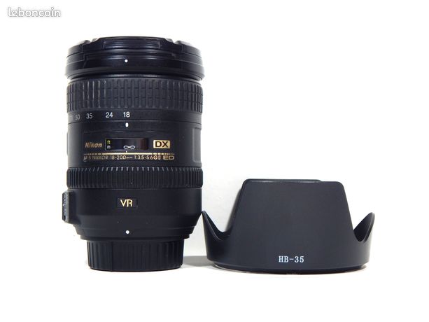 Objectif Nikon AF-S Nikkor 18-200 3.5/5.6 G VR II Deuxième