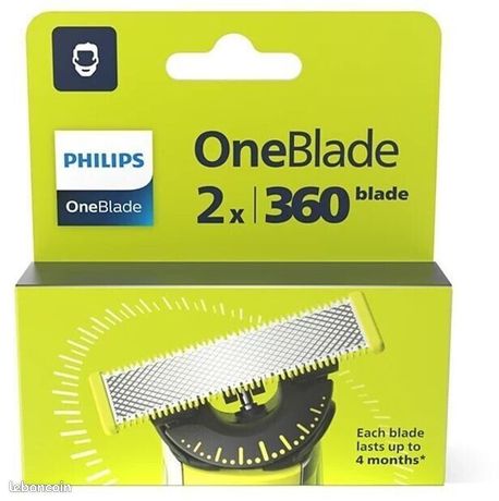 One Blade OneBlade 360 - 2 Lame de rechange PHILIPS Original NEUF QP420/50