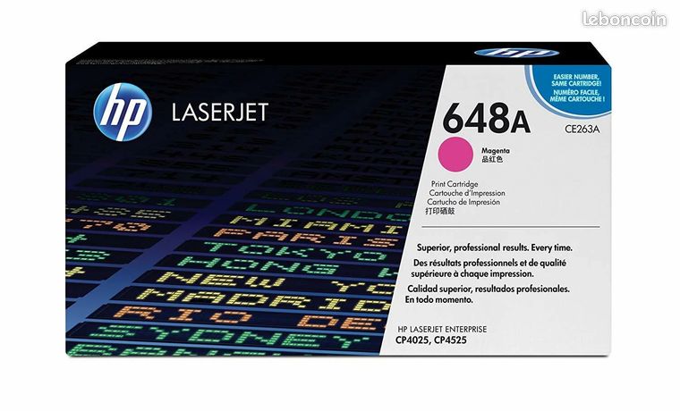 Original hp laserjet 648a magenta ce263a