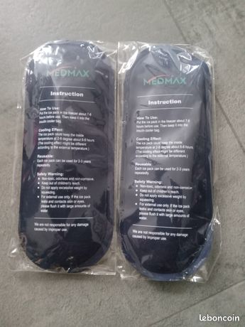 Pack de 2 sacs glace réutilisable