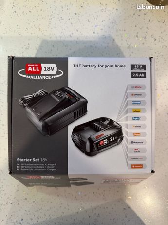 Pack starter bosch batterie 25ah et chargeur