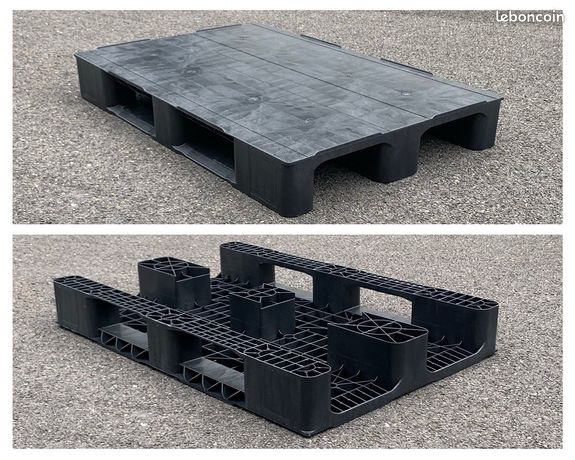 Palettes plastiques lourdes 120 x 80 x 15 cm