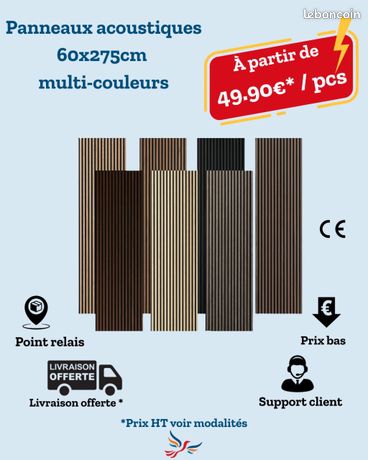 Panneaux acoustiques multi couleurs