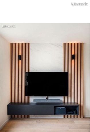Panneaux décoratifs tasseaux bois