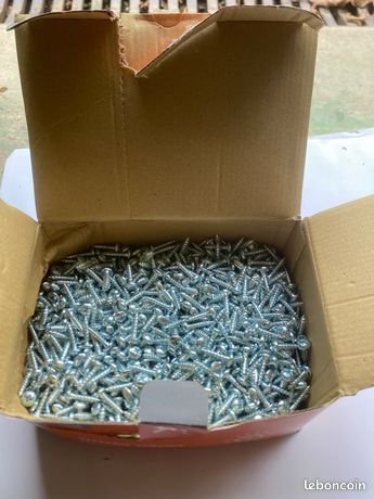 de 1000 vis pozzi acier zingué 5x20mm