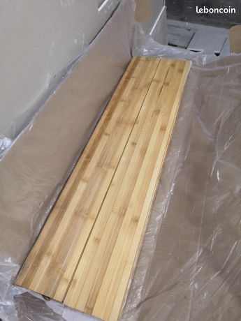 Parquet bambou massif couleur caramel
