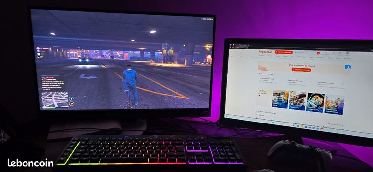 Pc gamer avec ecran