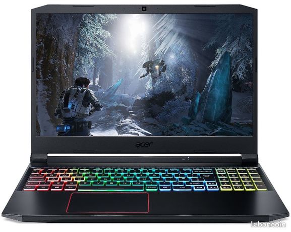 Pc portable Gamer Acer Nitro 5 15,6 144 Hz | i5 10th | Ram 32 Go | RTX 3060 | RGB | ssd 512 | Win 11 + office Pro |