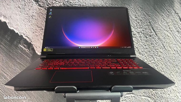 PC PORTABLE GAMING ACER NITRO 5 17 POUCES I7-10750H 16Gb GTX 1650 TI 512 SSD