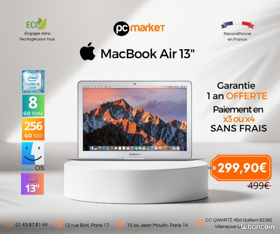 Pc portable MacBook Air 13"