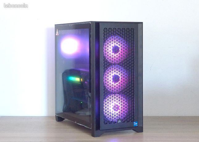 PC Gaming Core i5 14600K EVGA GeForce RTX 3080 Watercooling RGB WiFi