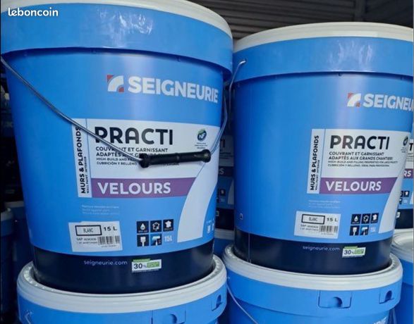 Peinture mat satiné velours seigneurie 15L