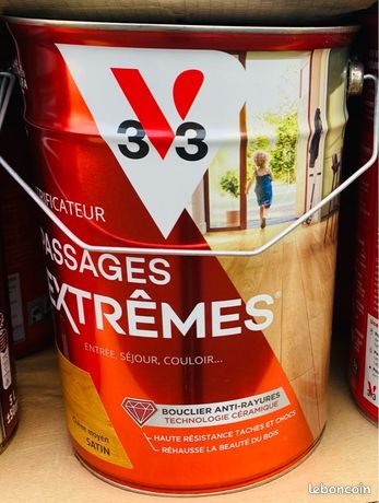 Peinture / V33 vitrificateur 5 L passages extrêmes chêne moyen satin